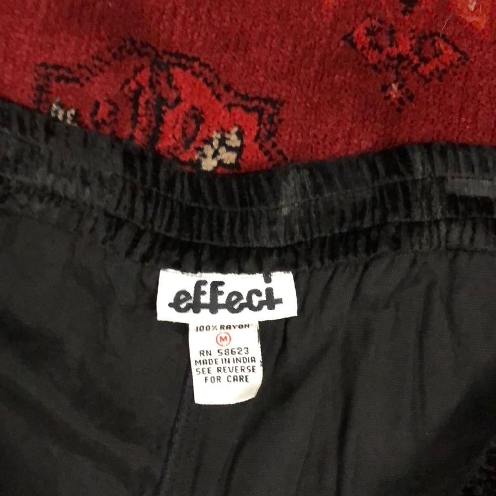 EFFECT VELOUR PANTS SKIRT SIZE M-L - Picture 5 of 5